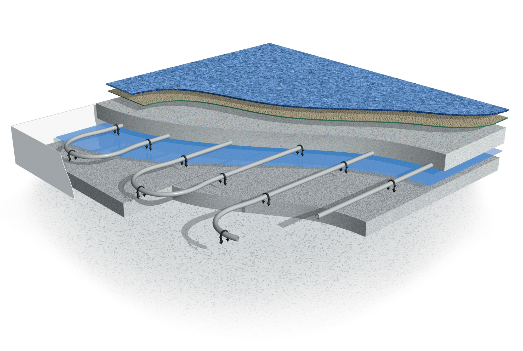 Underfloor heating installation
