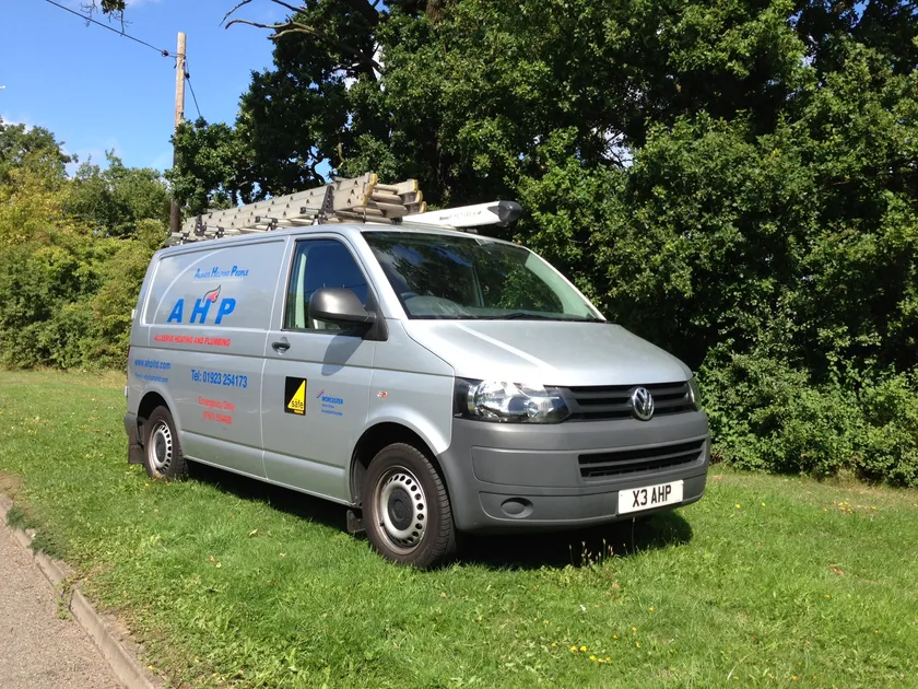 Allserve's silver VW Transporter van, X3 AHP